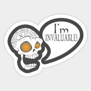 Dresden Files - Bob the Skull Poster Sticker